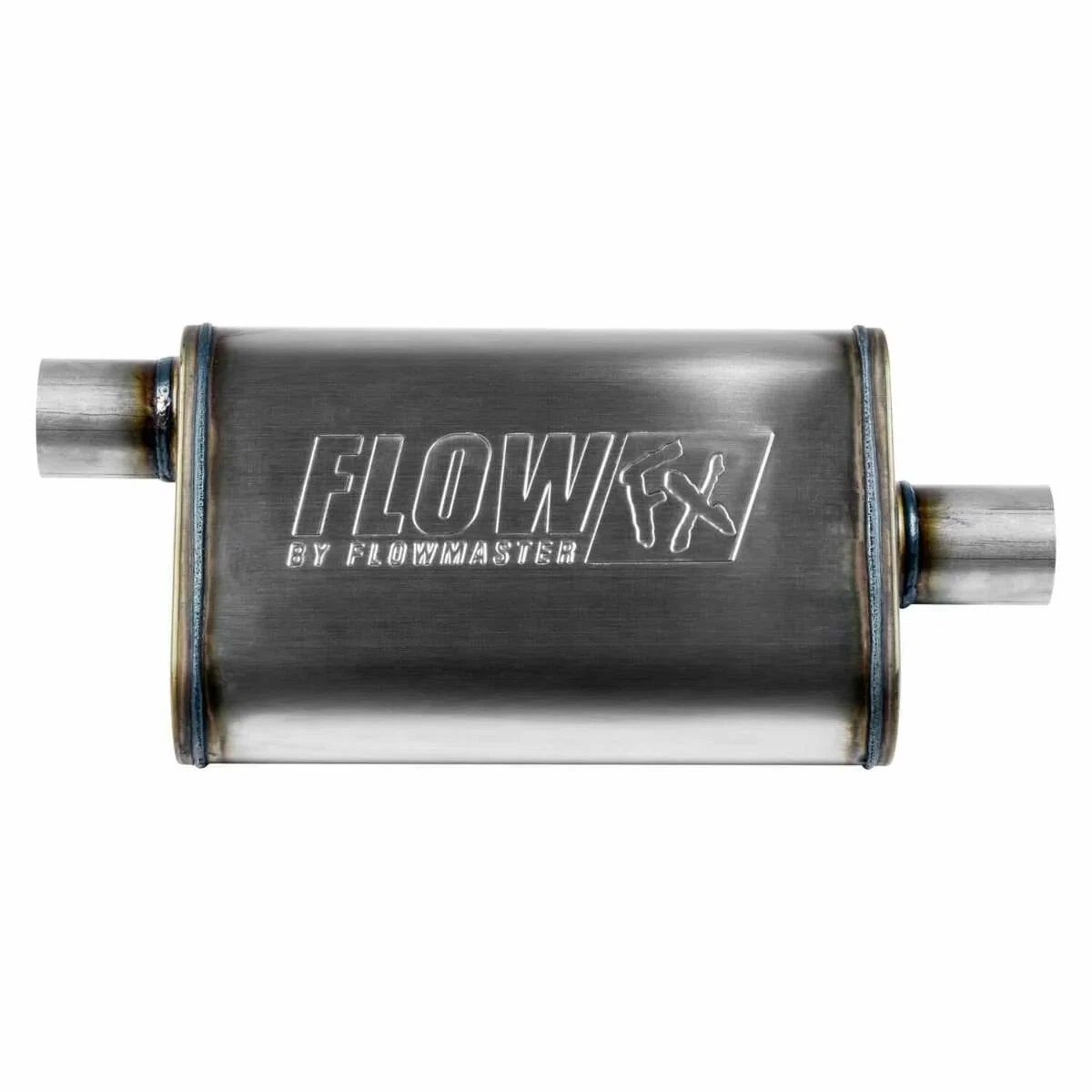 Muffler Flow FX 2.25_ Offset In_2.25_ Center Out SS Moderate